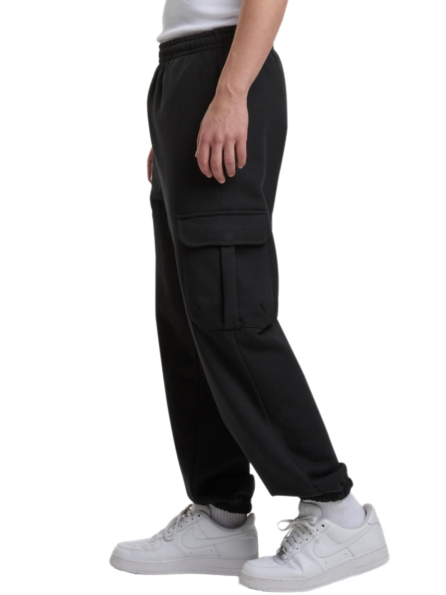 Streetwear-Style: Loose Fit Jogginghose mit elastischem Bund