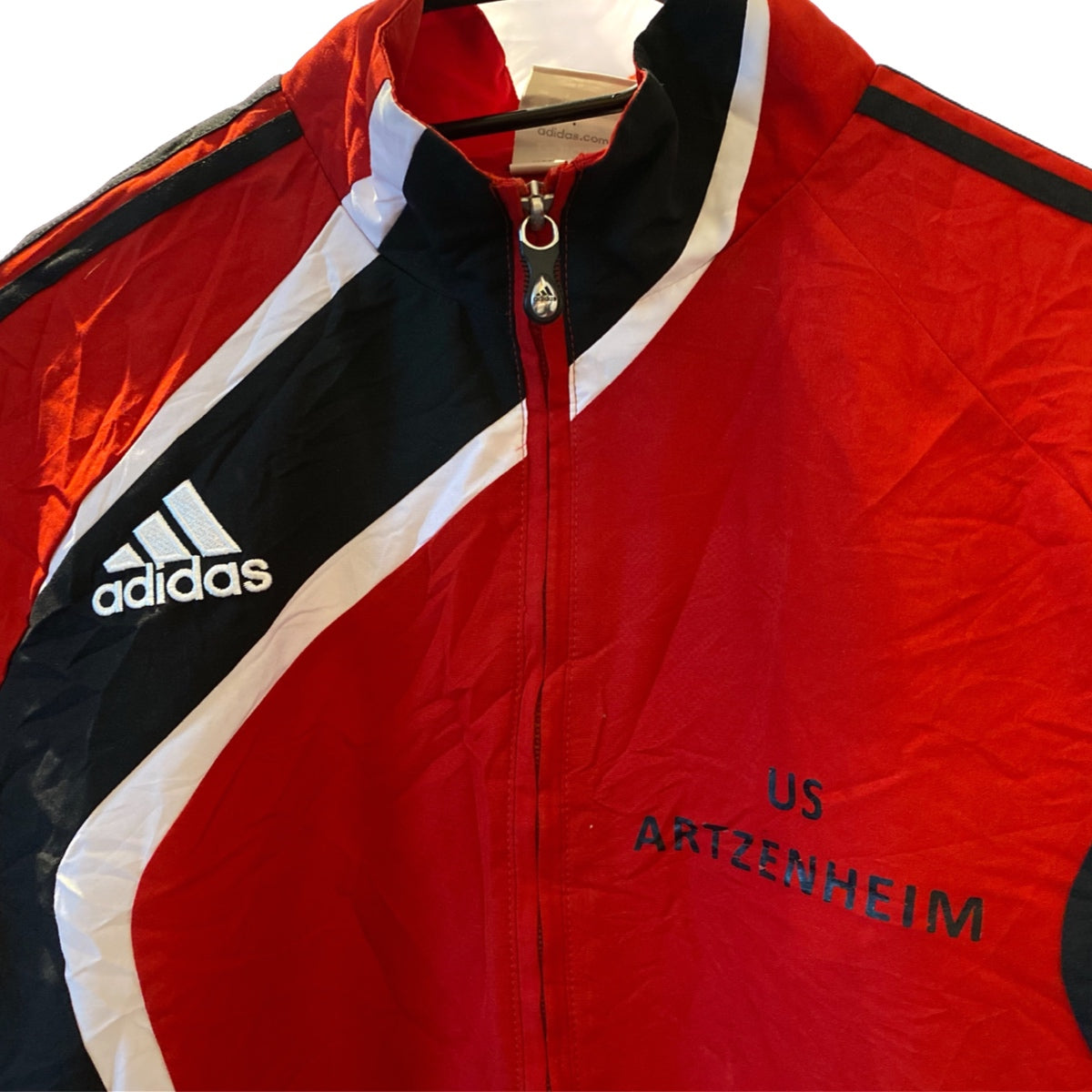 adidas trainingsjacke full zip rot | l - LoroLocoAuthentic