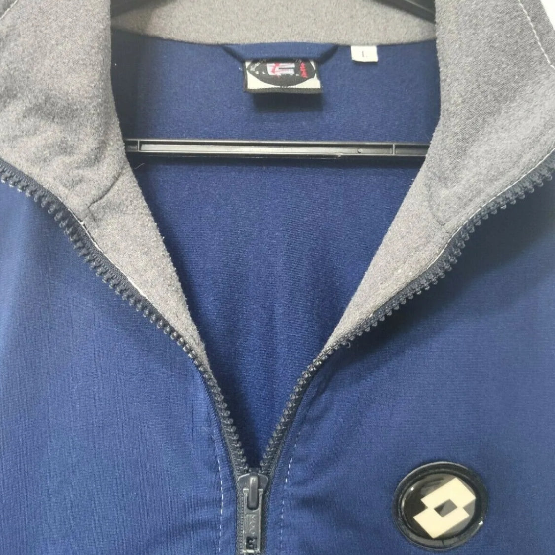 lotto vintage trainingsjacke blau weiß - LoroLocoAuthentic