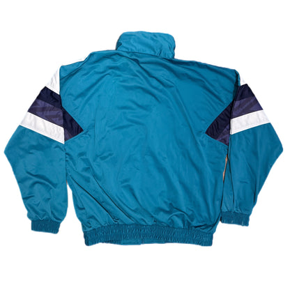 TRAININGSJACKE WEIß, BLAU | M
