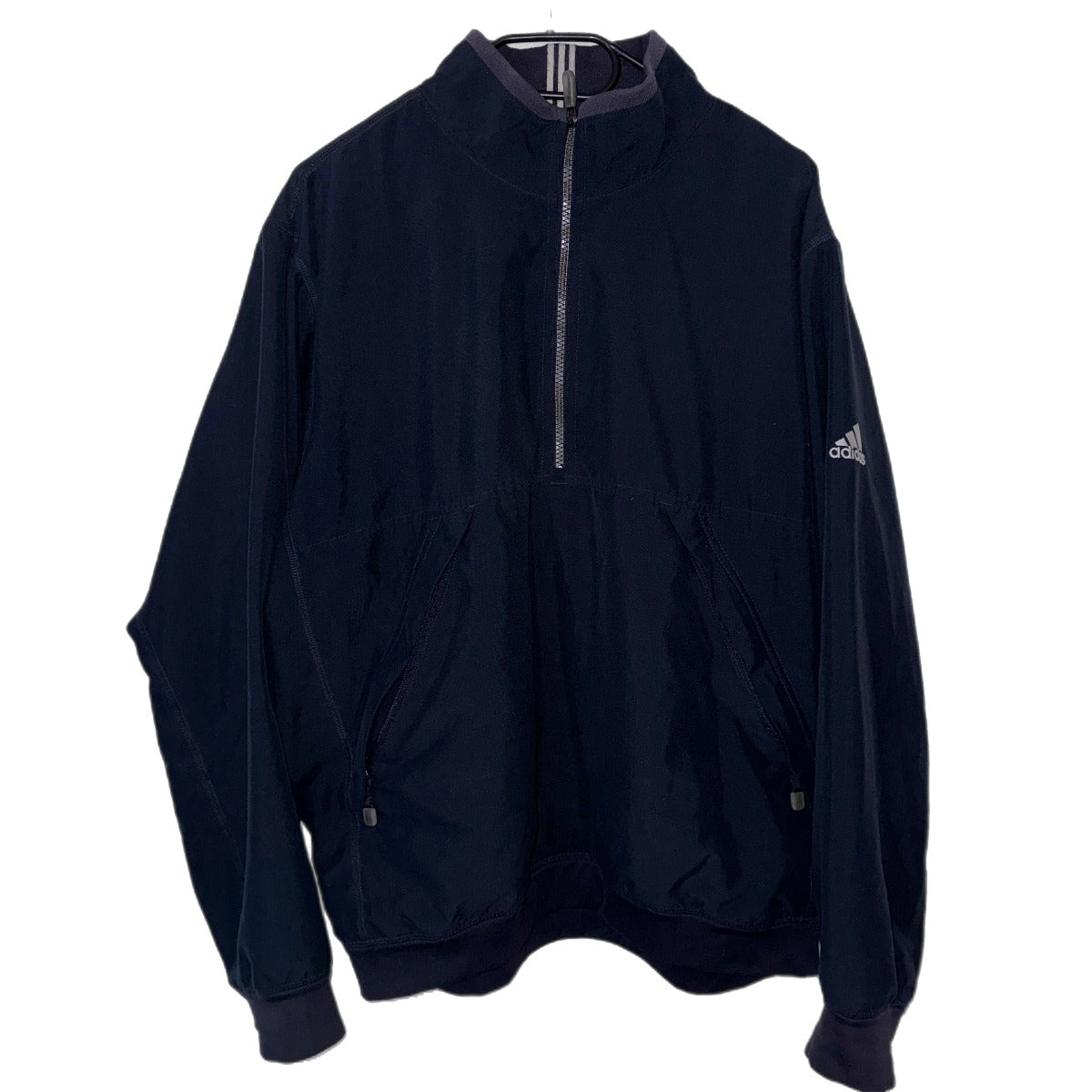 adidas trainingsjacke half zip blau | m - LoroLocoAuthentic