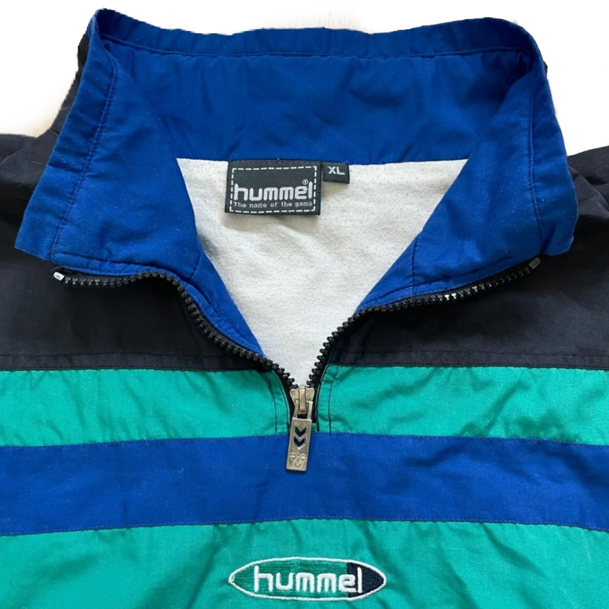 hummel half zip grün, lila | xl - LoroLocoAuthentic